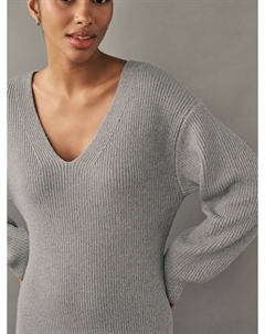 Вязаное платье Knitted dress, светло-серый Next