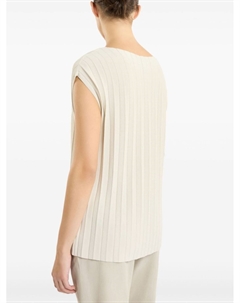 Футболка в рубчик, нейтральный Fay