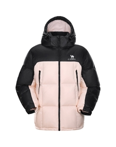 Теплая флисовая куртка-пуховик унисекс, цвет Phantom Black Camel