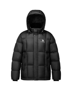 Пуховик унисекс, цвет Phantom Black Camel