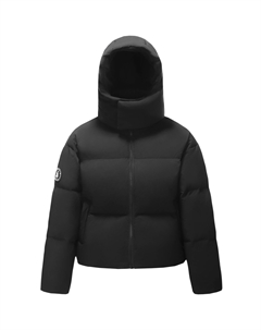 Пуховик женский, цвет Phantom Black Camel