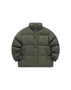 Пуховик унисекс Kuwano зеленый Fila fusion