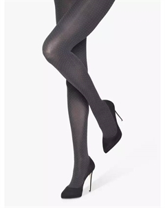Тайтсы Opaque Two Tone Spot, цвет black/grey Charnos