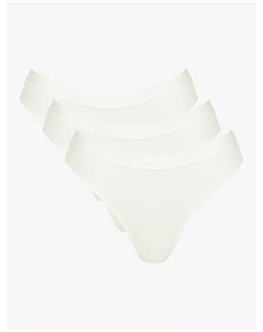 Трусики GO Casual High Leg 3 шт, цвет silk/white Sloggi