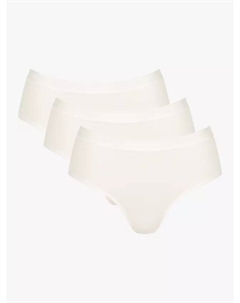Трусики GO Casual Midi 3 шт, цвет silk/white Sloggi