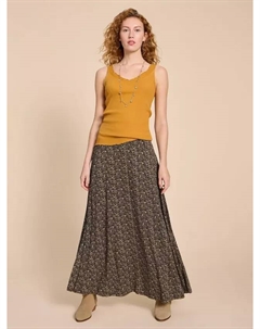 Юбка Jada Abstract Print Swing Maxi, цвет black/multi White stuff