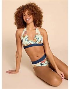 Топ бикини Valley Floral, цвет ivory/multi White stuff