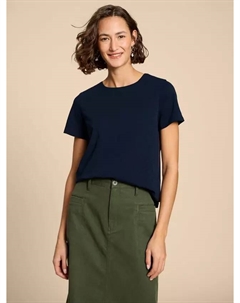 Футболка Abbie Cotton, цвет dark navy White stuff