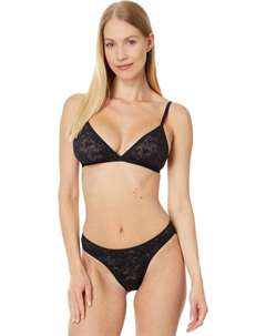 Бюстгальтер Soft Stretch Triangle Bralette, черный Eberjey