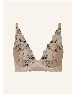 Бюстгальтер sensual spotlight на косточках, нюдовый/темно-красный/светло-голубой Triumph