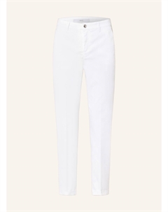 Брюки-чиносы 7/8 turn up, белый Mac