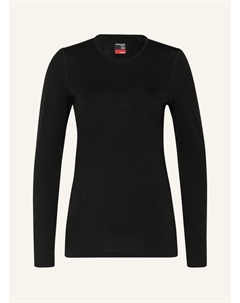 Функциональное нижнее белье-рубашка 260 tech из шерсти мериноса, черный Icebreaker