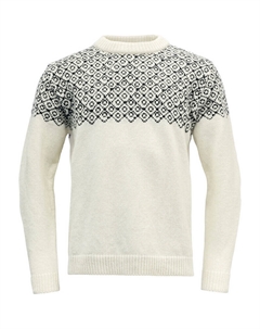 Шерстяной свитер Bjørnøya, белый Devold