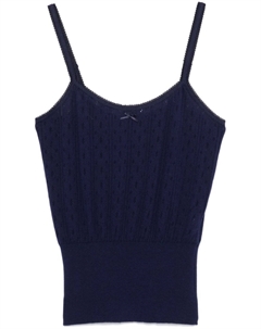 Ажурный топ, синий Jw anderson