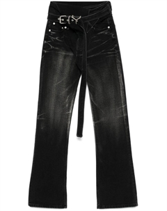 Джинсы с поясом-оберткой, черный Y / project