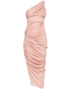 Платье миди на одно плечо, розовый Rick owens