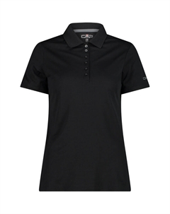 Женская футболка-поло, черный Cmp