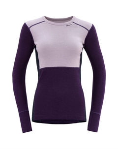 Женская куртка Lauparen Merino 190 с длинным рукавом, фиолетовый Devold