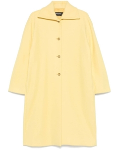 Однобортное пальто, желтый Rochas