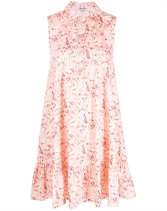 Платье-рубашка с цветочным принтом, красный Max & moi