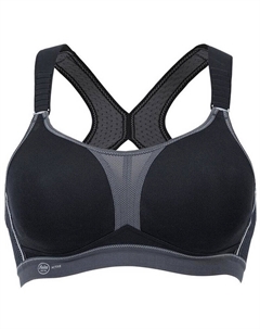 Женский спортивный бюстгальтер Dynamic X Star, черный Anita