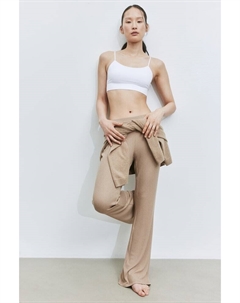 Расклешенные брюки, бежевый H&m