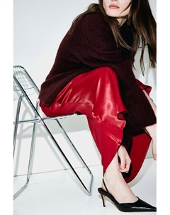 Юбка макси, красный H&m