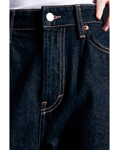 Высокие джинсы barrel, синий H&m