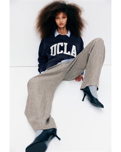 Толстовка с мотивом, синий H&m