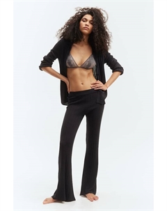 Брюки трикотажной резинкой, черный H&m