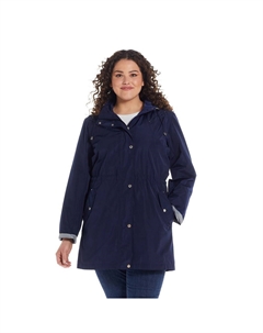 Женский анорак с капюшоном, темно-синий Weathercast