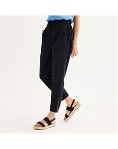 Женские функциональные брюки-джоггеры с молнией и подолом, цвет Pitch Black Sonoma goods for life