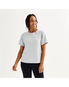 Женская футболка для сна из хлопка и модала, цвет Medium Cumulus Heather Sonoma goods for life