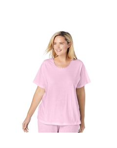 Женская футболка для сна больших размеров, розовый Dreams & co.