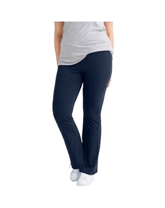 Женские трикотажные леггинсы больших размеров Bootcut, темно-синий Ellos