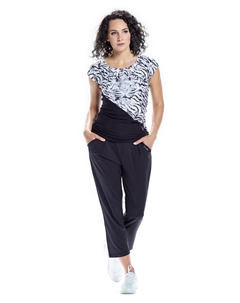 Спортивная футболка с принтом тигра, черно-белый Winshape