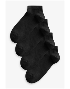 Носки для тренировок из модала, 4 упаковки, черный Next