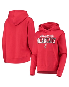 Женский флисовый пуловер с капюшоном Red Cincinnati Bearcats Cincy на весь день Under armour