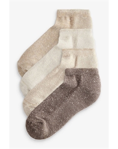 Носки с мягкой подошвой Neppy, 4 упаковки, нейтральный Next