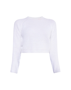 Свитер Strick Cropped, белый Mymo