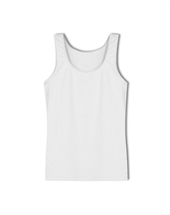 Хлопковая женская майка с толстыми бретелями, белый Hnx