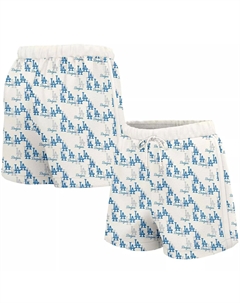 Женские белые шорты Los Angeles Dodgers Marge в стиле Lusso Unbranded