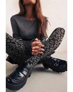 Колготки с узором 1 упаковка, черный Next