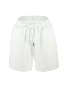 Женские струящиеся шорты для бега, повседневные шорты для тренировок с высокой талией, белый Unique bargains