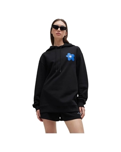 Худи Oversized 01 BLUE, черный Hugo