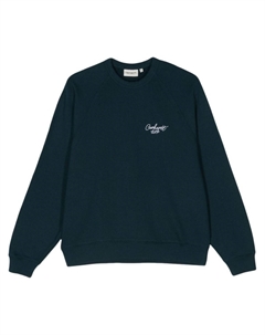 Свитшот Signature, синий Carhartt wip