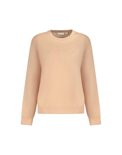 Розовый хлопковый женский свитер Calvin klein