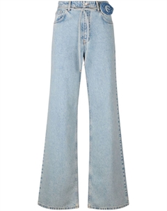 Мешковатые хлопковые джинсы, синий Liu jo