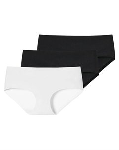 Мужские шорты, черный/белый Schiesser