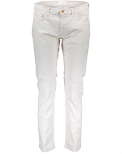 Белые хлопковые женские брюки Gant